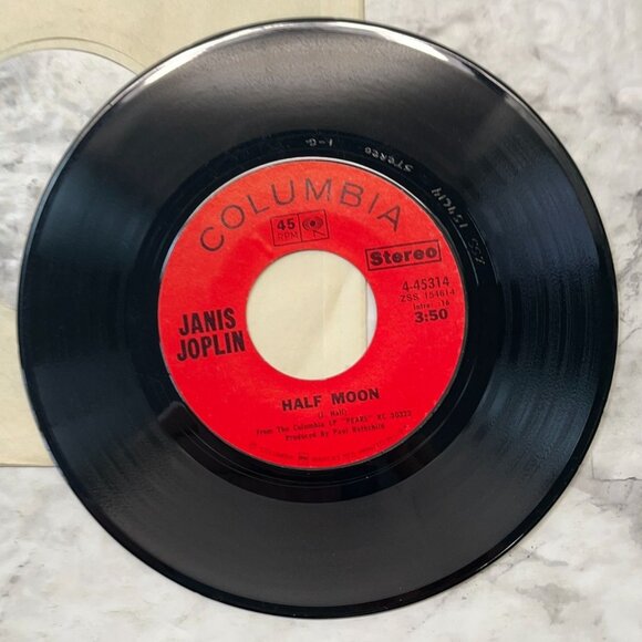 Janis Joplin 45 Rock Lot Me and Bobby McGee / Big Brother Holding Co Call on Me - Picture 9 of 11